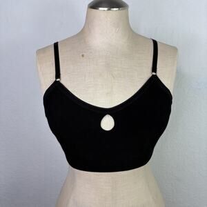 ThirdLove Lounge Bra Black Size M, bamboo blend, keyhole, loungewear, comfort